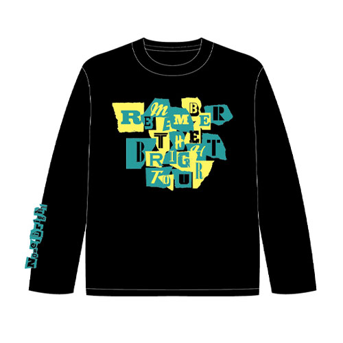 ロングTシャツ　ブラック【REMEMBER THE BRIGHT TOUR】